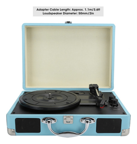 Maleta Portátil Para Tocadiscos De Vinilo De 100-240 V