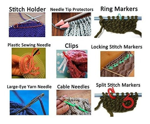 Imagen 4 de 4 de Accesorios De Tejer Kit De Tejer Suministros De Tejer Herram