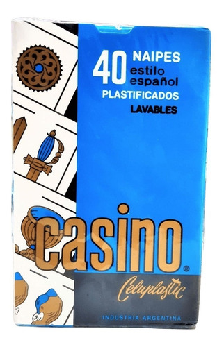 Naipes Estilo Español Casino 40 Cartas Plastificadas 