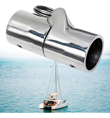 Conector De Tubo De Barco Para Corrimão Encaixe 25mm