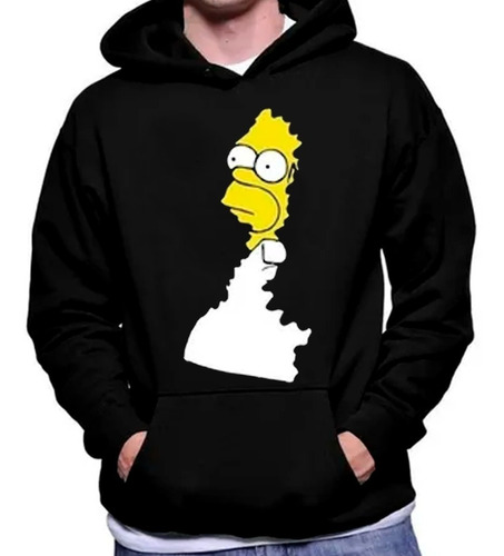 Poleron Estampado Los Simpson Homero Arbusto Escondido