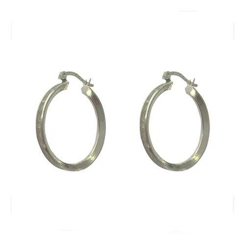 comprar Aretes Arracada 3.5mm 31mm Plata 925  Regalo Para Mujer Dama