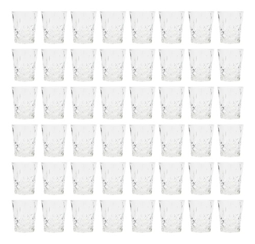 Vaso Whisky Vidrio Diamante Cristar 300ml Labrado X 48 Velas