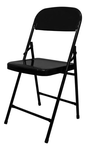 Kit 6 Cadeiras Para Bar Casa Dobrável Resistente Aço Preto Desenho Do Tecido Liso