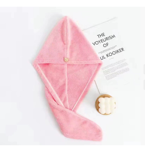 Gorro Turbante De Microfibra Ducha Toalla Para El Cabello