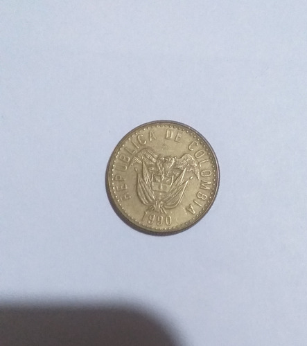 Moneda 20 Pesos Colombianos 1990