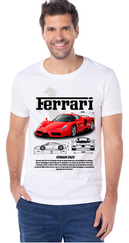 Playera Carro Diseño 93 Carros Y Motos Ferrari Beloma