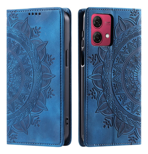 Funda Tipo Cartera Para Tarjetas De Flores Con Estampado Mag