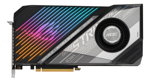Imagen 2 de 4 de Placa de video AMD Asus ROG Strix Radeon 6900 Series RX 6900 XT ROG-STRIX-LC-RX6900XT-T16G-GAMING 16GB