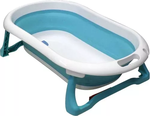 Bañera Plegable Bebe Love Reclinable Bañadera Patas