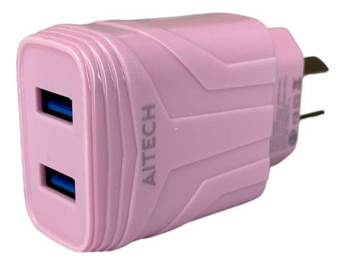 Cargador De Pared Aitech Carga Rápida 5.8a 2 Usb 