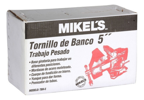 Tornillo Banco Trabajo Pesado 5 Herramienta Mikels