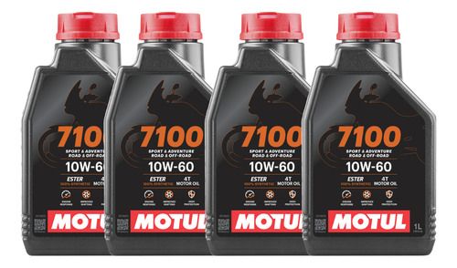 Aceite De Motor A Gasolina 4 Tiempos Motul 7100 10w60 4l
