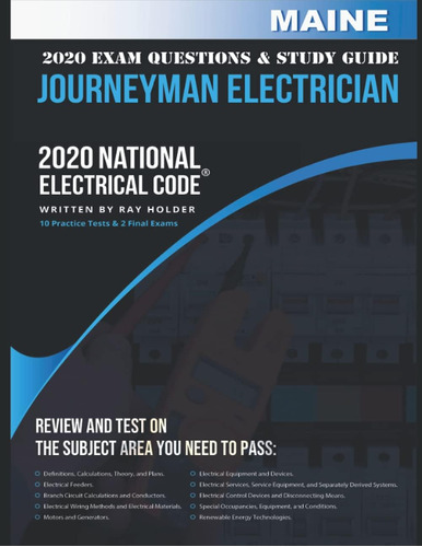Libro: Maine 2020 Journeyman Electrician Exam Questions And 