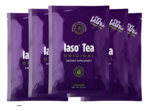 Pack 5 Sobres Iaso Tea Original/te Détox Natural Y Orgánico