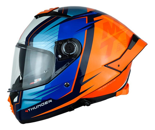 Casco Integral Mt Thunder 4 Sv Pental B4 Con Visor Solar Int