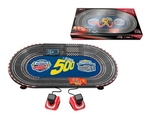 Pista Cars 3 Florida 500 Pila Mc Queen Vs Storm Orig Jretro