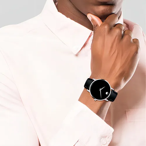 Reloj Movado Hombre Cuero 0607269 Museum