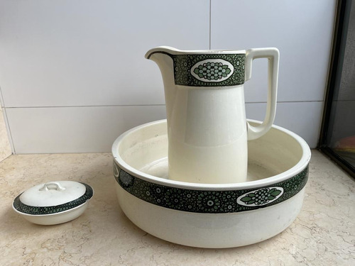 Antiguo Platón, Jarra Y Jabonera, Marca Villeroy&boch 