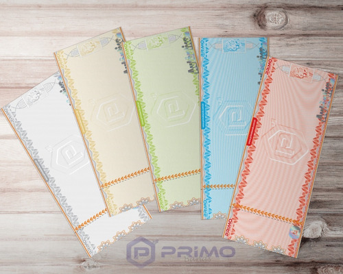 Imagem 3 de 6 de 100 Unidades Ingresso Papel Moeda Personalizado Colorido