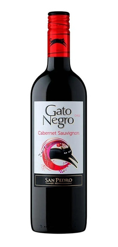 Vinho Gato Negro Cabernet Sauvignon 750ml.
