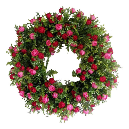 Spring Wreath 45cm Leaf Gypsophila Wreath Para El Frente