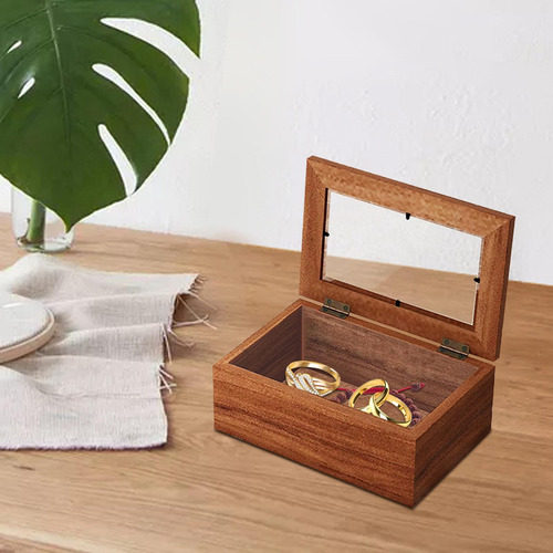 Caja De Almacenamiento De Madera Con Caja De Joyería De S