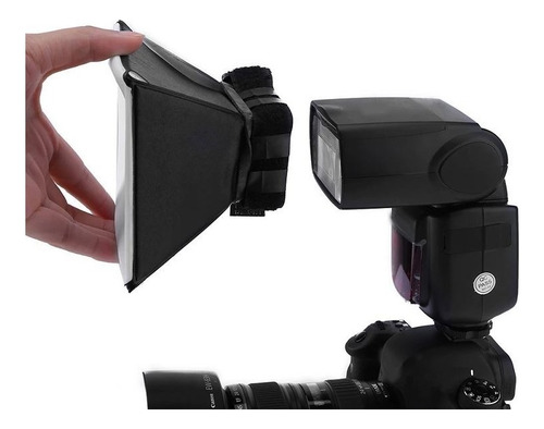 Kit 2 Difusores Softbox Universal Flash Fotografía Speedlite