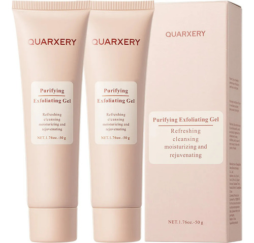 Gel Exfoliante Purificador Quarxery, 2 Unidades, 100 G