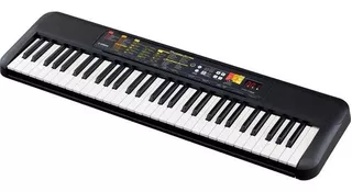 Teclado musical Yamaha F52 PSR-F52, 61 teclas, 144 tonos, color negro, 110 V/220 V