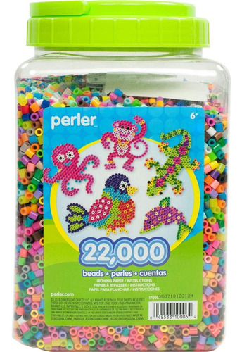 Perler Fuse Hama Beads 22000 Unidades Canutillos