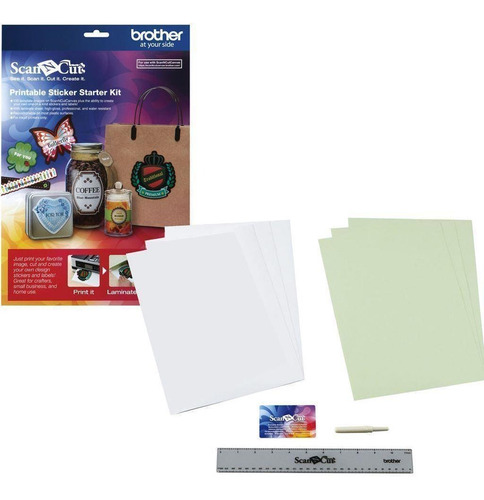 Imagen 2 de 2 de Kit De Estampas Brother Imprimibles Scanncut Canvas/capskit1