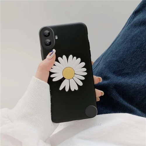 Funda For Nothing Cmf Phone 1 Suave Silicona Crisantemo-