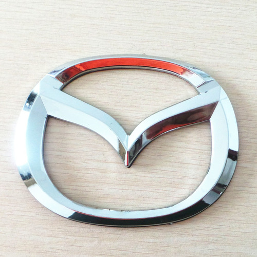 Logo Mazda Emblema Cromado Circular 105mm X 84mm 