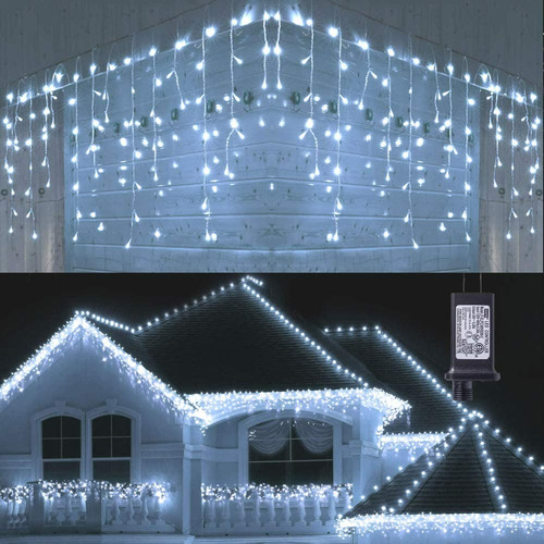 Cadena De Luces De Navidad 200led 4m, 8 Modos De Iluminación