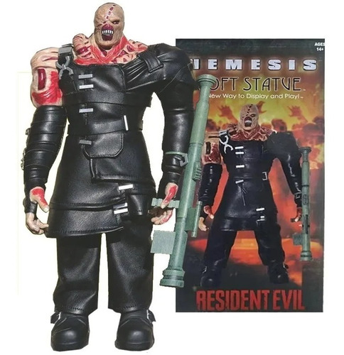 Figura de acción articulada de Resident Evil Nemesis de 36 cm, acuñada