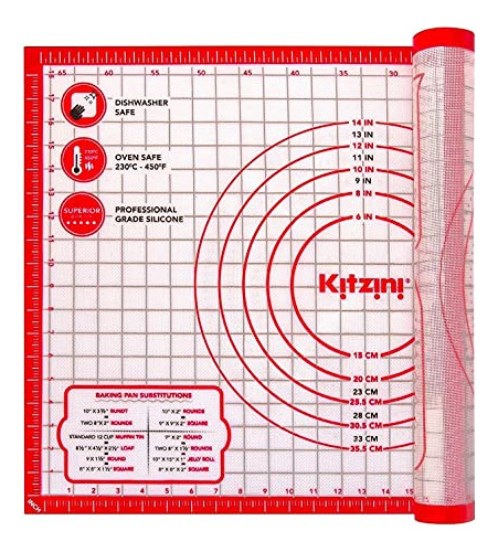 Mat De Pastelería De Silicona Kitzini. Mat De Hhcz1