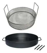 Comprar Disco De Arado Paellera 35cm + Canasto Freidor Patas Desm