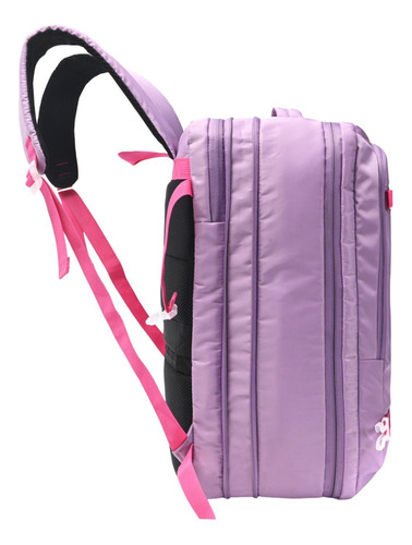 Mochila Viajera 18 Gwen Skora Q Color Lila Diseño De La Tela Liso