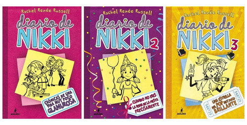 Pack Libros Diario De Nikki 1 2 Y 3 - Russell Rba Molino