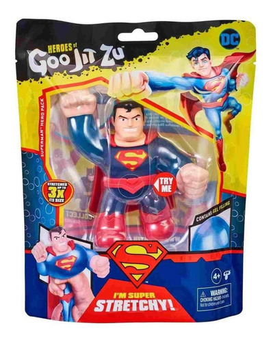 Heroes Goo Jit Zu Dc Comics Boneco Elastico Superman 2693
