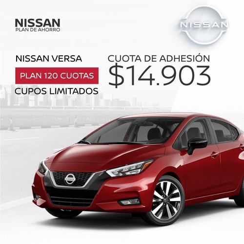 Nuevo Plan Nacional - Nissan Versa Sense 0km - Taikki Autos