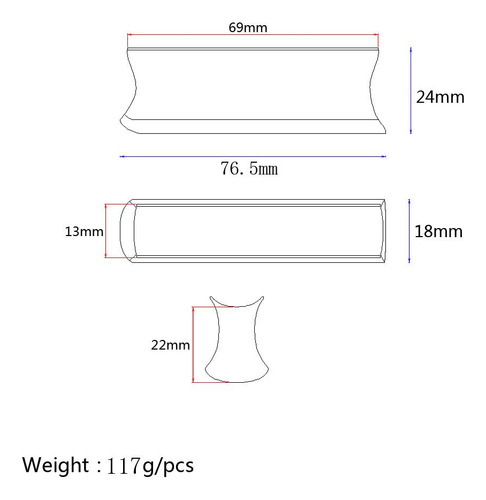 2 Piezas De Material Acero Inoxidable Lap Slide Bar Slider