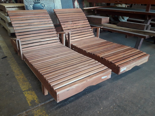Imagen 10 de 10 de Reposera Camastro De Madera Dura Quebracho.
