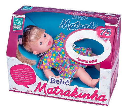 Boneca Matrakinha Fala 75 Frases - Super Toys 319