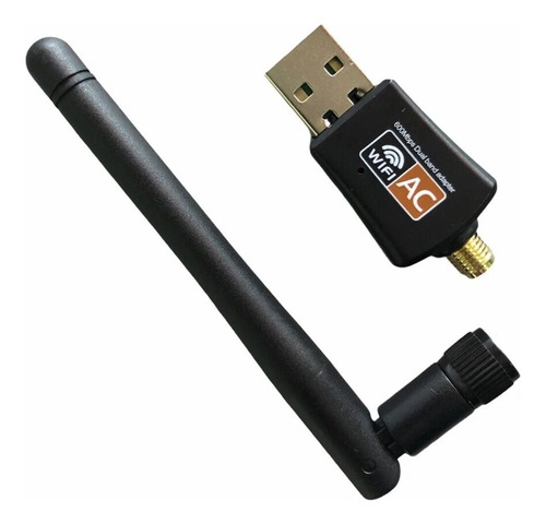 Adaptador Usb Wifi De 600 Mbps Doble Banda  2.4g/5ghz