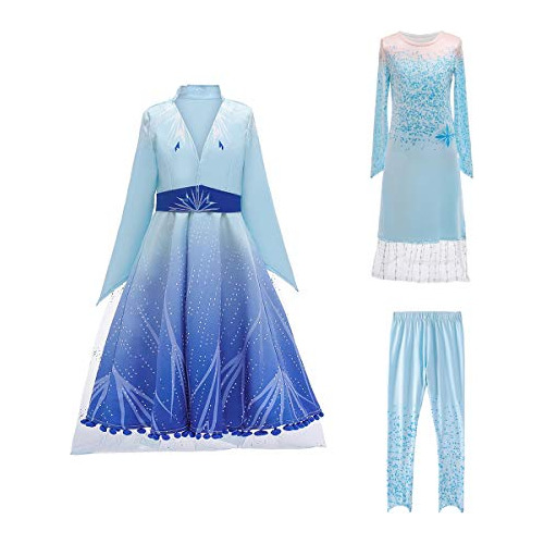 Vestido De Princesa Niñas Halloween Carnival Party Cos...