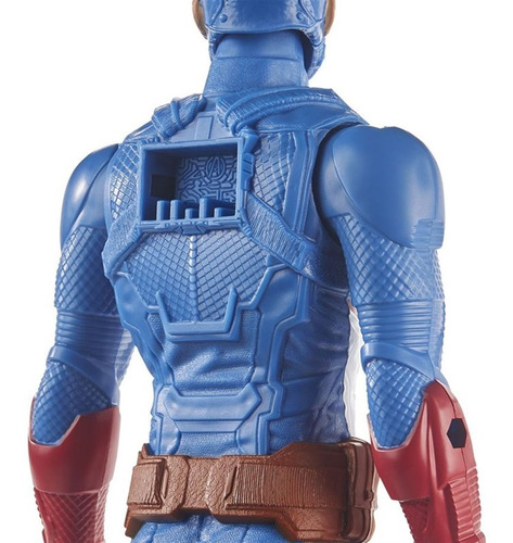 Boneco Articulado Avengers Capitão América Blast Gear Hasbro