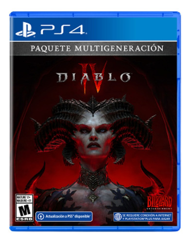 Diablo Iv Paquete Multigeneracion Ps4 Físico Vemayme