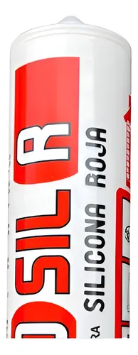 Silicona Sellador Alta Temperatura Roja 300ml